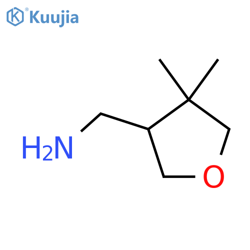 (4,4-Dimethyloxolan-3-yl)methanamine structure