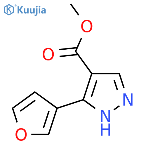 methyl 3-(furan-3-yl)-1H-pyrazole-4-carboxylate structure