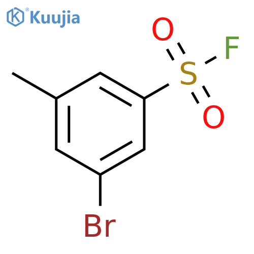 3-bromo-5-methylbenzene-1-sulfonyl fluoride structure