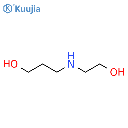 3-[(2-hydroxyethyl)amino]propan-1-ol structure