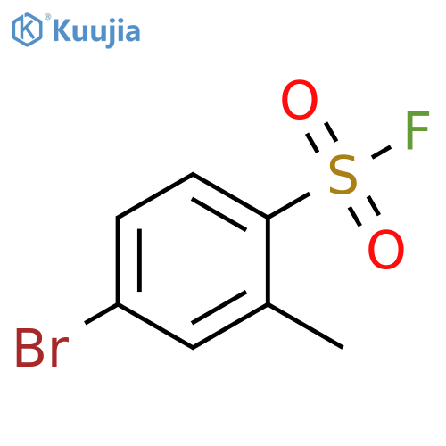 4-bromo-2-methylbenzene-1-sulfonyl fluoride structure