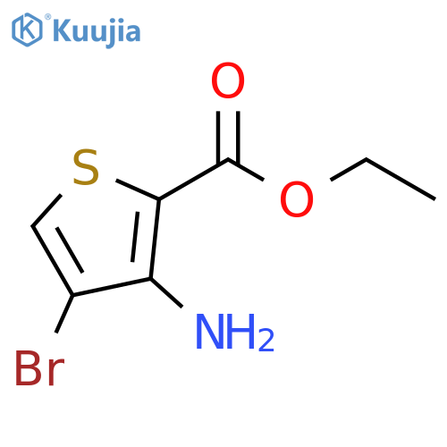 ethyl 3-amino-4-bromothiophene-2-carboxylate structure