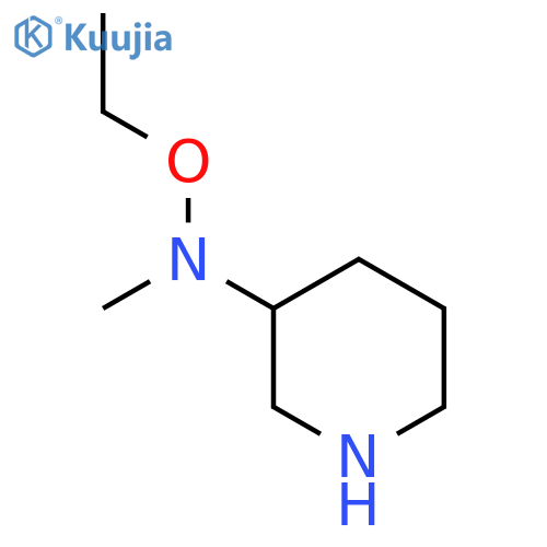 N-Ethoxy-N-methylpiperidin-3-amine structure