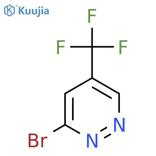 3-Bromo-5-(trifluoromethyl)pyridazine structure