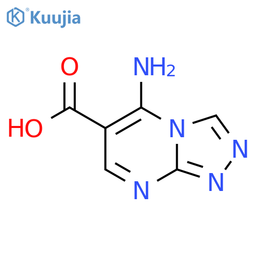 5-amino-1,2,4triazolo4,3-apyrimidine-6-carboxylic acid structure