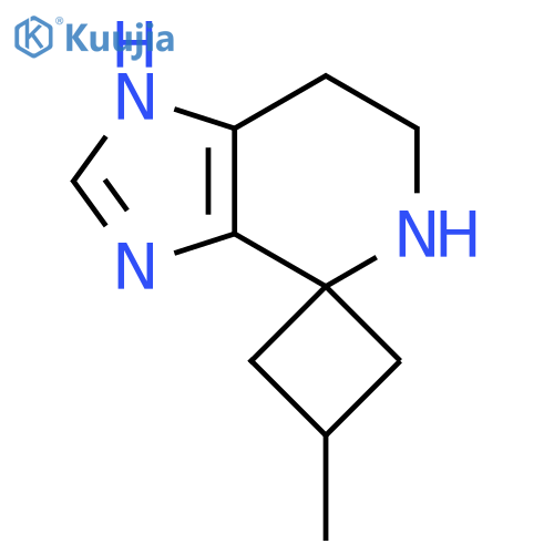 3-methyl-3',5',6',7'-tetrahydrospirocyclobutane-1,4'-imidazo4,5-cpyridine structure