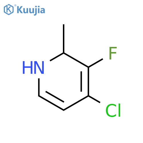 4-chloro-3-fluoro-2-methyl-1,2-dihydropyridine structure