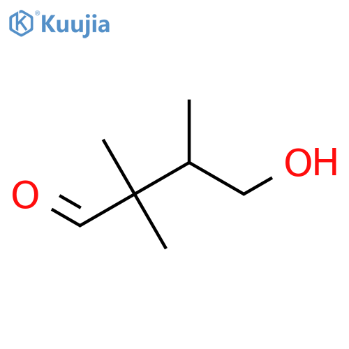4-Hydroxy-2,2,3-trimethylbutanal structure