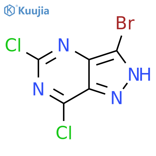 3-Bromo-5,7-dichloro-1H-pyrazolo[4,3-d]pyrimidine structure