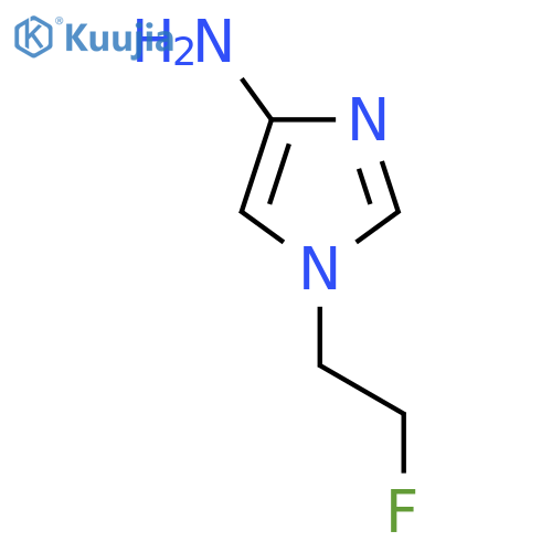 1-(2-fluoroethyl)-1H-imidazol-4-amine structure