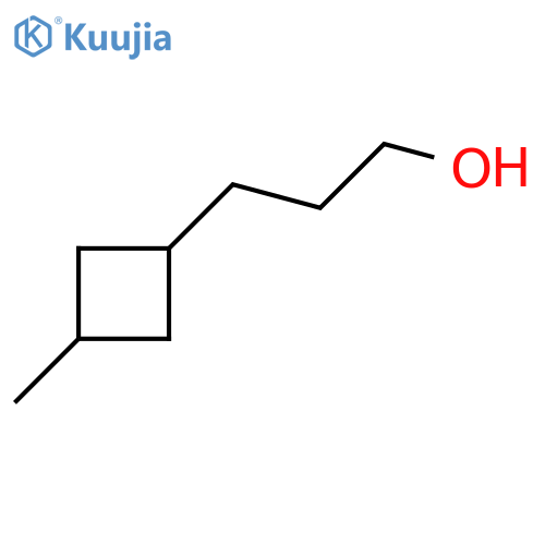 3-(3-methylcyclobutyl)propan-1-ol structure