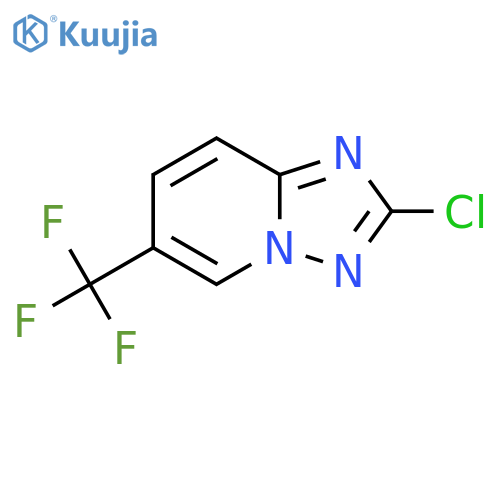 2-CHLORO-6-(TRIFLUOROMETHYL)-[1,2,4]TRIAZOLO[1,5-A]PYRIDINE structure