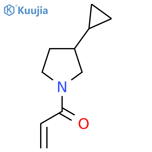 1-(3-Cyclopropylpyrrolidin-1-yl)prop-2-en-1-one structure