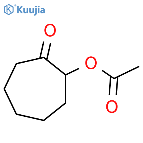 Cycloheptanone, 2-(acetyloxy)- structure