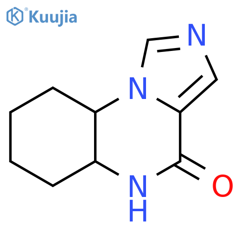 Imidazo[1,5-a]quinoxalin-4(5H)-one, 5a,6,7,8,9,9a-hexahydro- structure