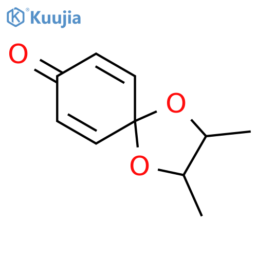 1,4-Dioxaspiro[4.5]deca-6,9-dien-8-one, 2,3-dimethyl- structure