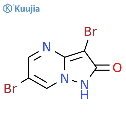 3,6-Dibromopyrazolo[1,5-a]pyrimidin-2-ol structure