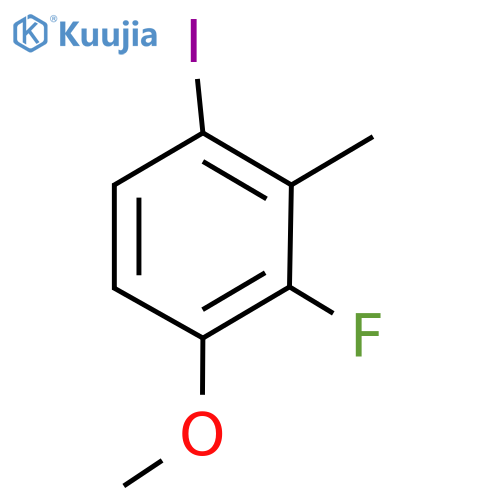 2-Fluoro-4-iodo-1-methoxy-3-methylbenzene structure