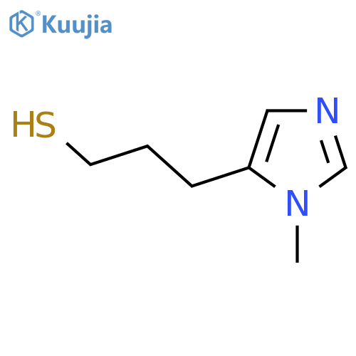 3-(1-methyl-1H-imidazol-5-yl)propane-1-thiol structure