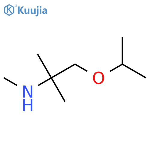 methyl2-methyl-1-(propan-2-yloxy)propan-2-ylamine structure