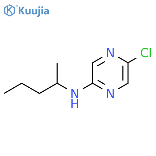 5-Chloro-N-(pentan-2-yl)pyrazin-2-amine structure