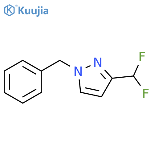 1-Benzyl-3-(difluoromethyl)-1H-pyrazole structure