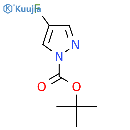 Tert-Butyl 4-fluoro-1H-pyrazole-1-carboxylate structure