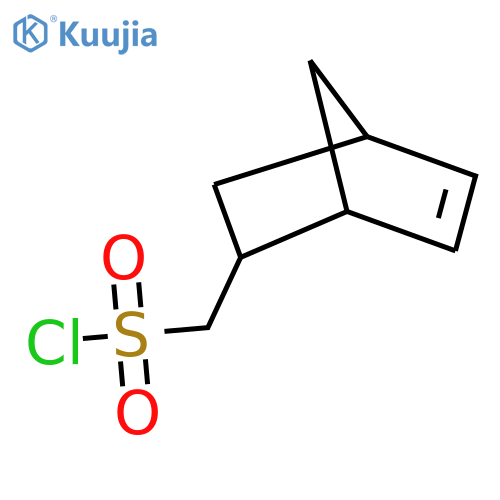 {bicyclo2.2.1hept-5-en-2-yl}methanesulfonyl chloride structure