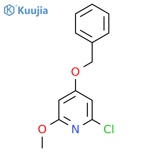 4-(Benzyloxy)-2-methoxy-6-chloropyridine structure