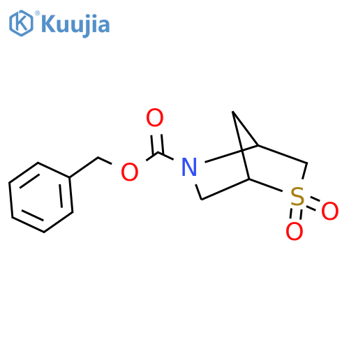 benzyl 2,2-dioxo-2lambda6-thia-5-azabicyclo[2.2.1]heptane-5-carboxylate structure