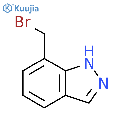 7-(bromomethyl)-1H-indazole structure