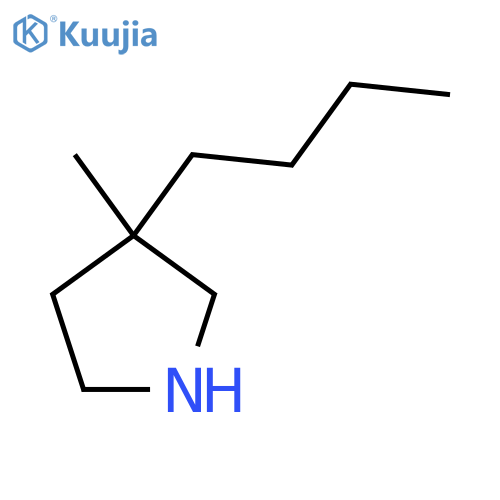 3-Butyl-3-methylpyrrolidine structure