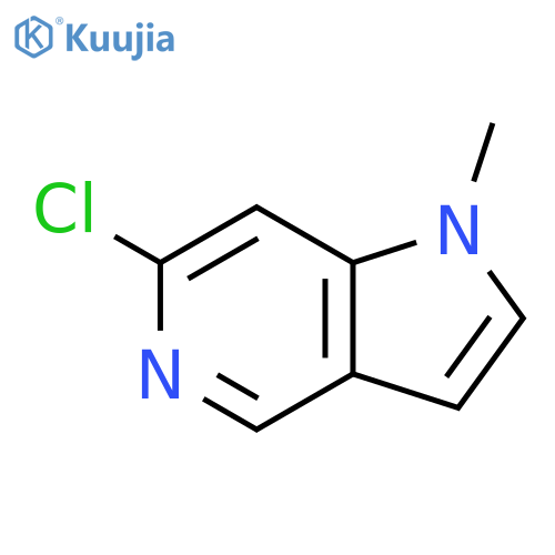 6-Chloro-1-methyl-1H-pyrrolo[3,2-c]pyridine structure