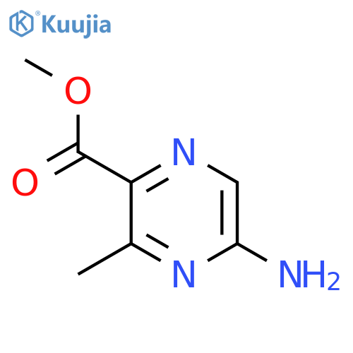 Methyl 5-amino-3-methylpyrazine-2-carboxylate structure