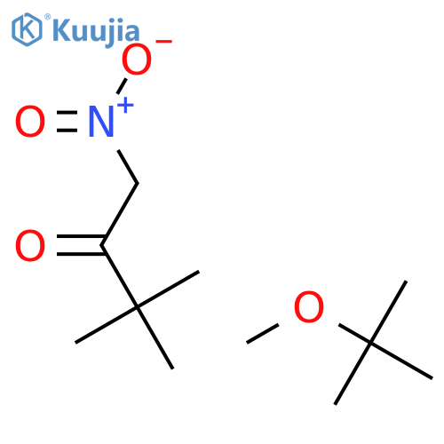 2-Butanone, 3,3-dimethyl-1-nitro-, compd. with 2-methoxy-2-methylpropane (1:1) structure