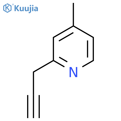 4-methyl-2-(prop-2-yn-1-yl)pyridine structure