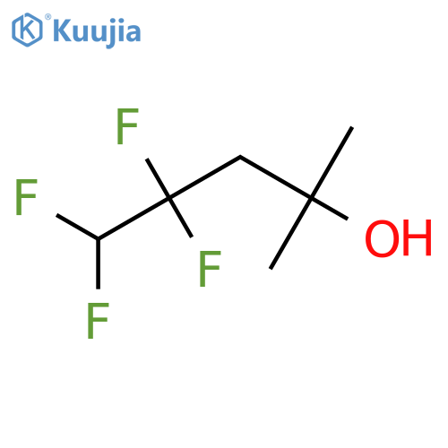 4,4,5,5-tetrafluoro-2-methylpentan-2-ol structure
