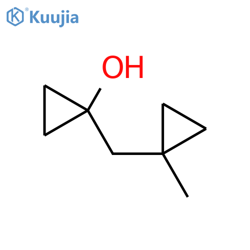 1-(1-methylcyclopropyl)methylcyclopropan-1-ol structure