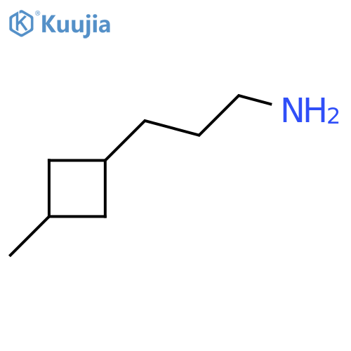 3-(3-Methylcyclobutyl)propan-1-amine structure