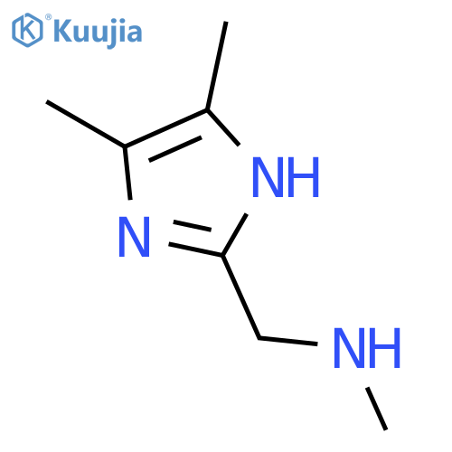 (4,5-dimethyl-1H-imidazol-2-yl)methyl(methyl)amine structure