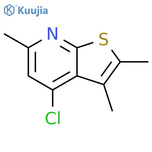 4-chloro-2,3,6-trimethylthieno2,3-bpyridine structure