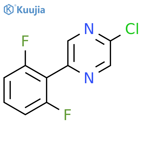 2-chloro-5-(2,6-difluorophenyl)pyrazine structure