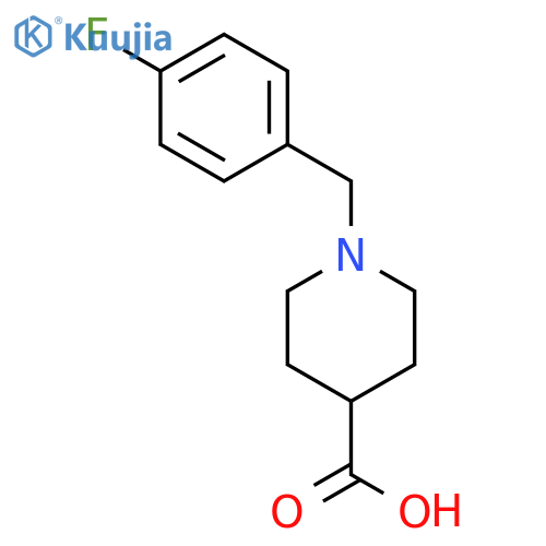 1-(4-Fluorobenzyl)piperidine-4-carboxylic acid structure
