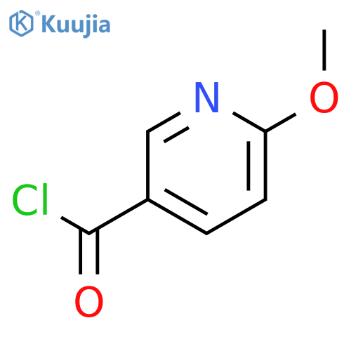 6-methoxypyridine-3-carbonyl chloride structure