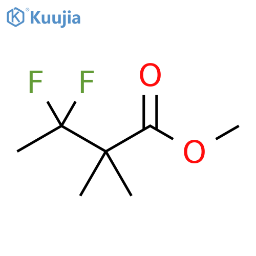 methyl 3,3-difluoro-2,2-dimethylbutanoate structure
