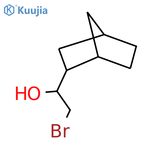 1-{bicyclo2.2.1heptan-2-yl}-2-bromoethan-1-ol structure