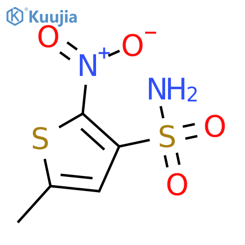 5-methyl-2-nitrothiophene-3-sulfonamide structure