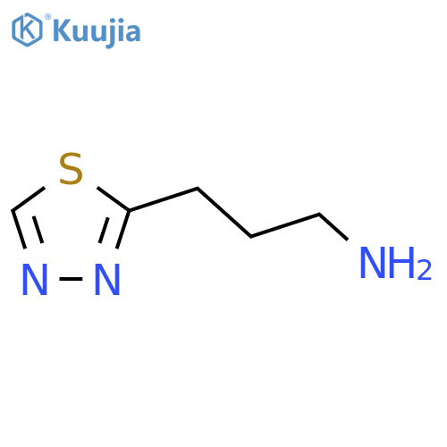 3-(1,3,4-Thiadiazol-2-yl)propan-1-amine structure