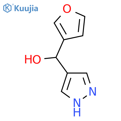 (Furan-3-yl)(1H-pyrazol-4-yl)methanol structure