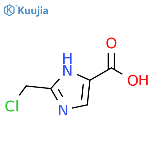 2-(chloromethyl)-1H-imidazole-4-carboxylic acid structure